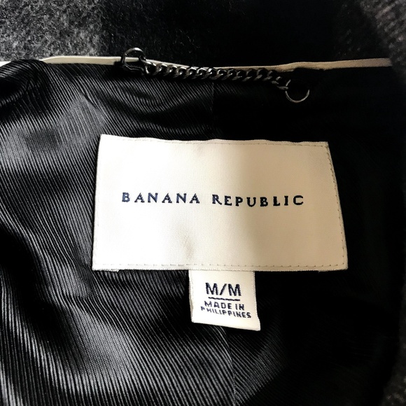 Banana Republic Checkered Carla Pea Coat - Picture 6 of 8